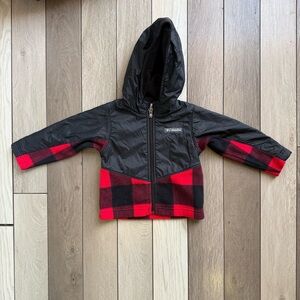 Columbia Black Fleece-Lined Hooded Jacket